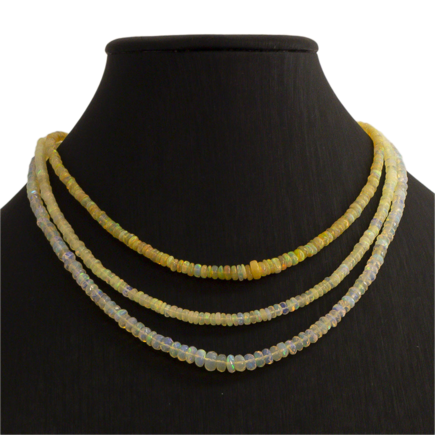 Opal Edelstein Kette (dreifach) โ Bild 3