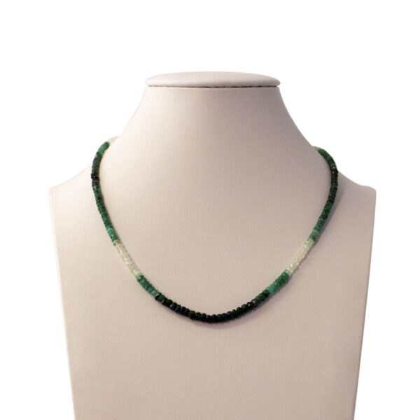 Smaragd Edelstein Halskette