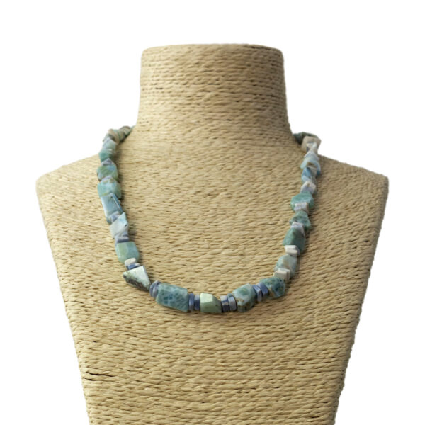 Larimar Edelstein Halskette