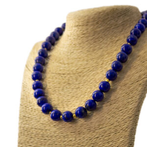 Lapislazuli Edelstein Halskette (groß)