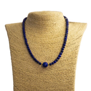 Lapislazuli Edelstein Halskette
