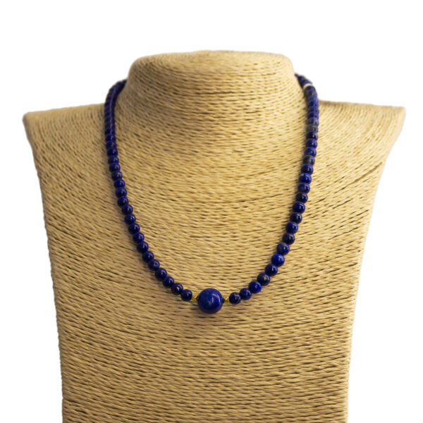 Lapislazuli Edelstein Halskette