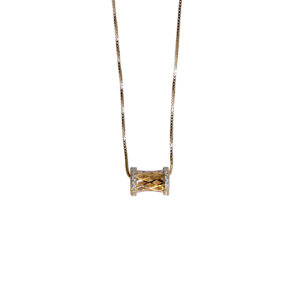 Rosengold Halskette (Motiv Zylinder)