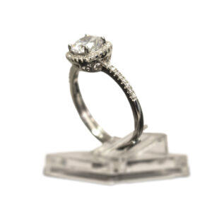 Silber, Zirkonia Ring (Motiv Trapez)