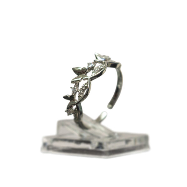 Silber, Zirkonia Ring (Motiv Krone)