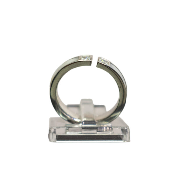 Silber, Perle, Zirkonia Ring (Motiv Simple)