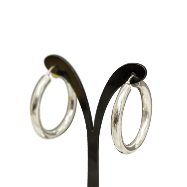 Silber Ohrringe (Motiv Ring)