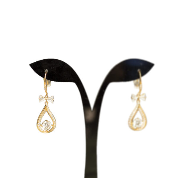 Rosengold Ohrringe (Motiv Tropfen)